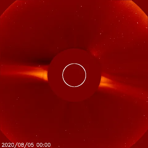 Image of solar wind