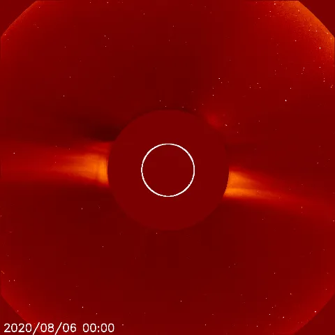 Image of solar wind