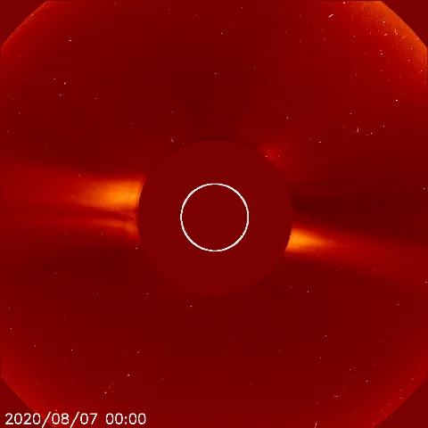 Image of solar wind