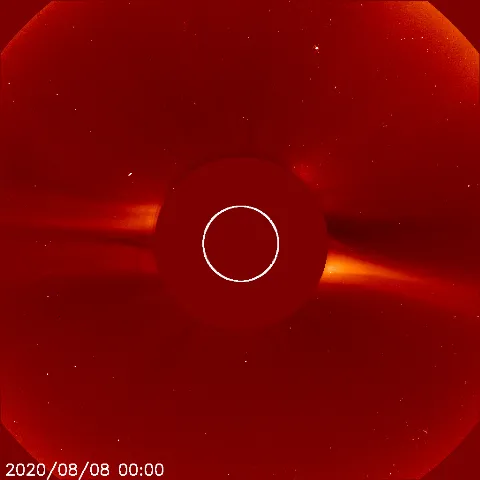 Image of solar wind