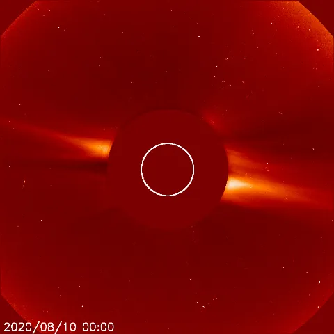 Image of solar wind