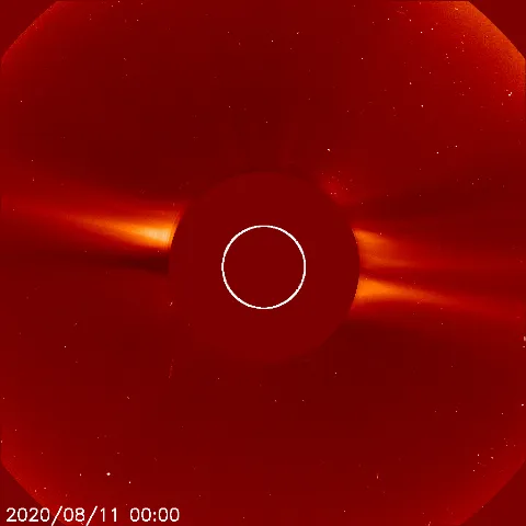 Image of solar wind