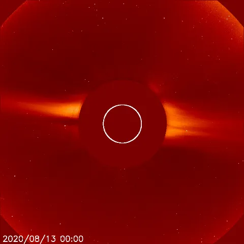 Image of solar wind