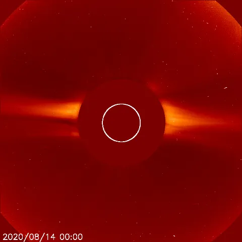 Image of solar wind