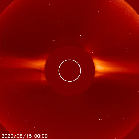 Image of solar wind