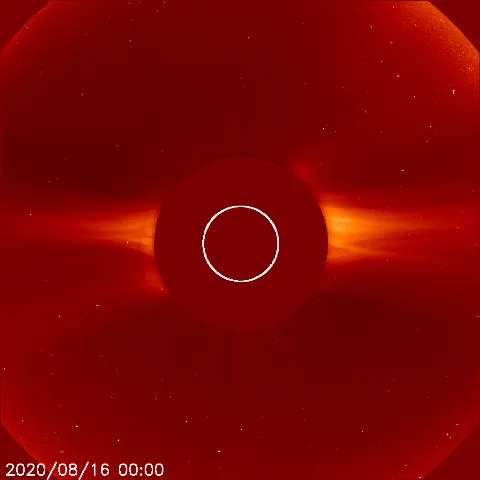 Image of solar wind