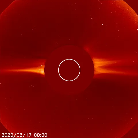 Image of solar wind