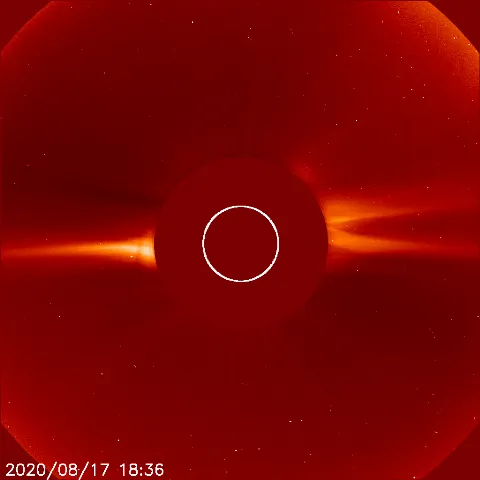 Image of solar wind