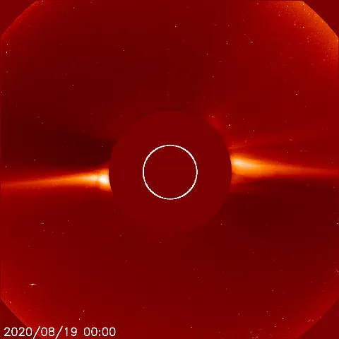 Image of solar wind