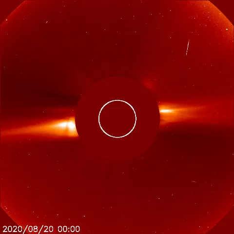 Image of solar wind