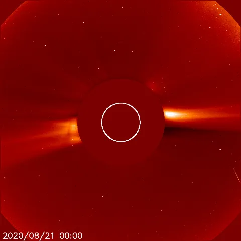 Image of solar wind