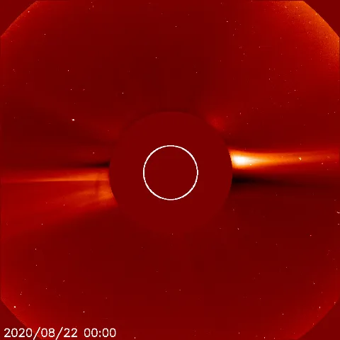 Image of solar wind