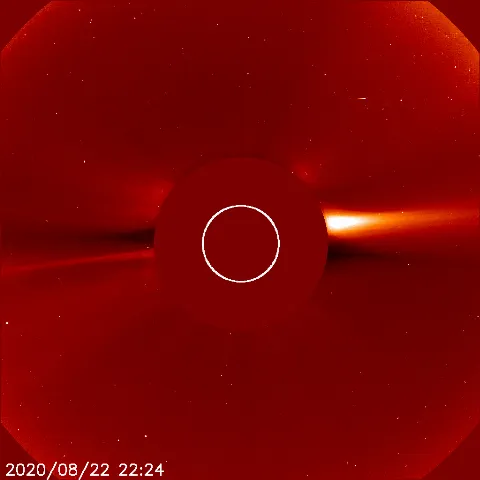 Image of solar wind