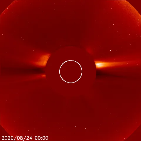 Image of solar wind