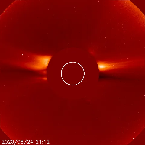 Image of solar wind