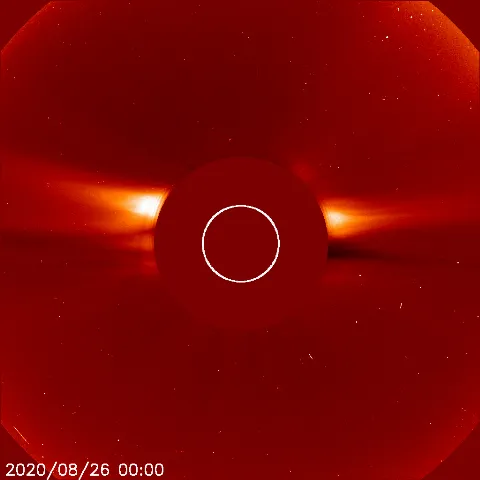 Image of solar wind