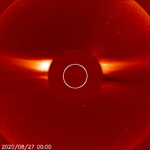 Image of solar wind