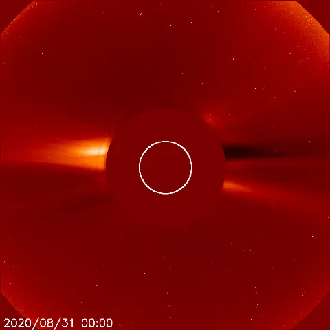 Image of solar wind