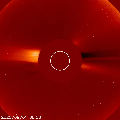 Image of solar wind