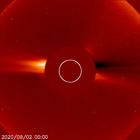 Image of solar wind