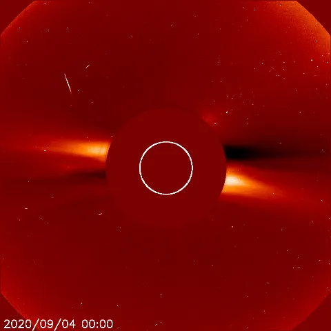 Image of solar wind