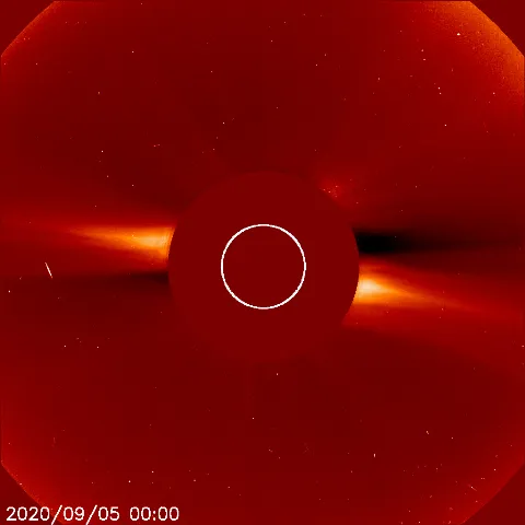 Image of solar wind