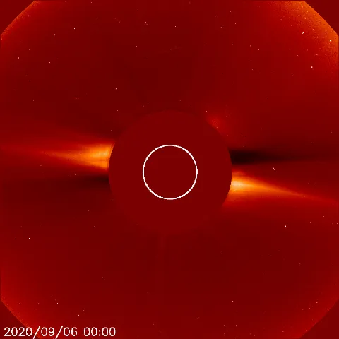 Image of solar wind