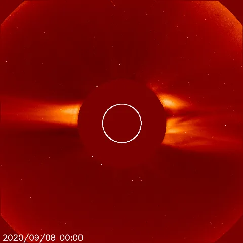 Image of solar wind