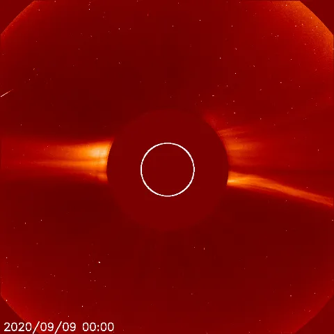 Image of solar wind