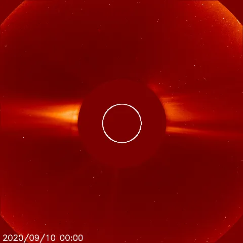 Image of solar wind