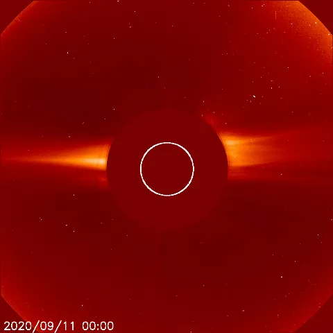 Image of solar wind