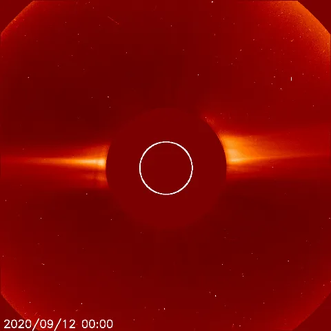 Image of solar wind