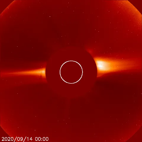 Image of solar wind