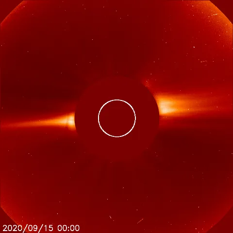 Image of solar wind