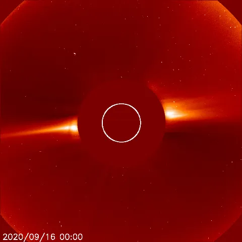 Image of solar wind