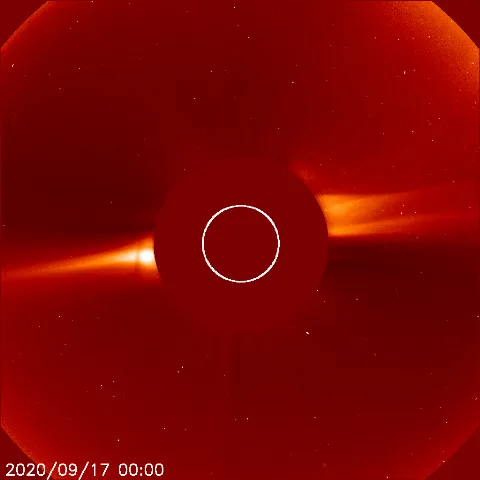 Image of solar wind