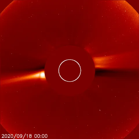 Image of solar wind