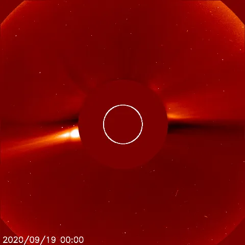 Image of solar wind