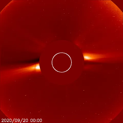 Image of solar wind