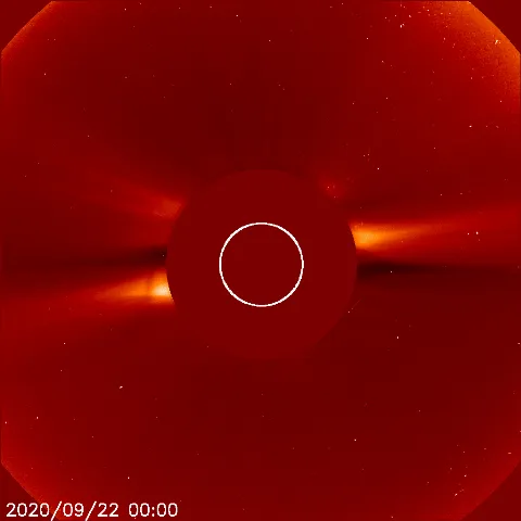 Image of solar wind