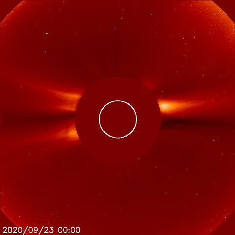 Image of solar wind