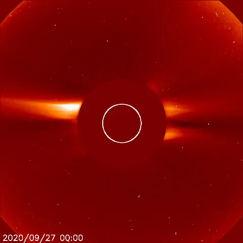 Image of solar wind