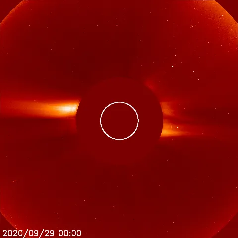 Image of solar wind