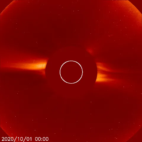 Image of solar wind