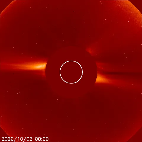 Image of solar wind