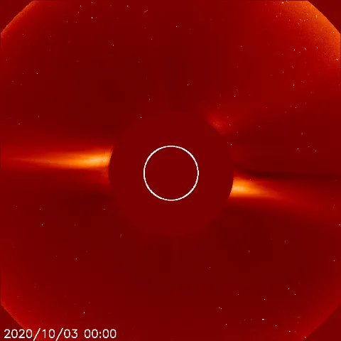 Image of solar wind