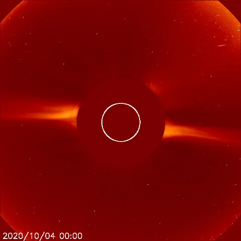 Image of solar wind