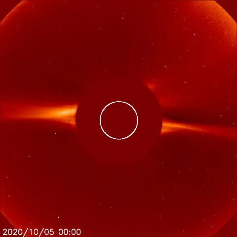 Image of solar wind