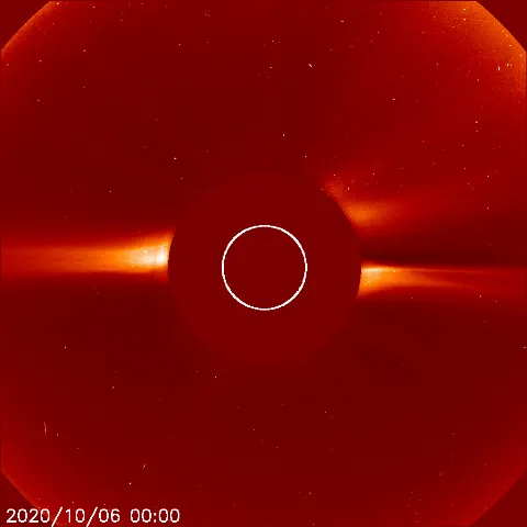 Image of solar wind