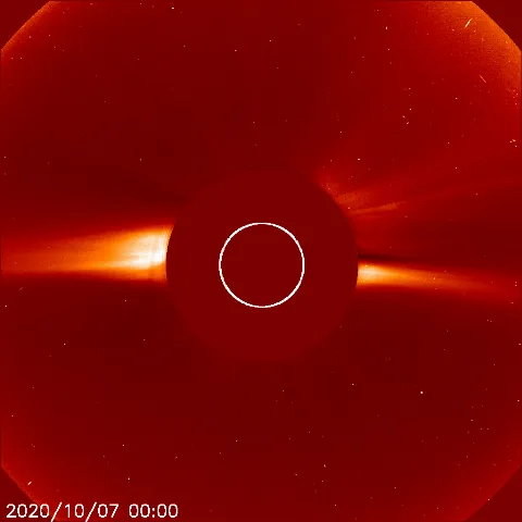 Image of solar wind